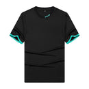 Elastic Men T-Shirt O-Neck Short Sleeve Men T Shirt for Clothing T Shirt Men Top
