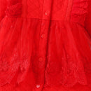 Spring and Autumn Children Clothing Splicing Net Yarn Kids Jumpsuit Long Sleeve Bodysuits Baby Girl Romper Infant One-pieces