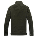 Army Military Jacket Men Spring Autumn Cotton Washed Coat Multi-pocket Pilot Bomber Tactical Flight Jackets