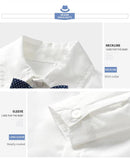 Kid Boy Formal Birthday Outfit Suit Toddler Gentleman Wedding Striped Vest Shirt  Pants Boys Ceremony Outerwear