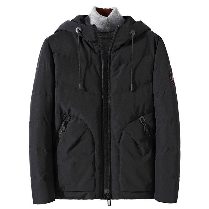 Parkas Winter Jacket Mens Winter Parkas Coat Male Windbreaker Hooded Parkas Men Thick Warm Loose Parka Jacket Men