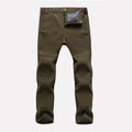 Winter Waterproof Pants Men Casual Thick Warm Fleece Shark Skin Trousers Male Windbreaker Elastic Sweatpants Men Tactical Pants
