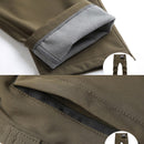 Winter Waterproof Pants Men Casual Thick Warm Fleece Shark Skin Trousers Male Windbreaker Elastic Sweatpants Men Tactical Pants