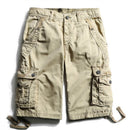 Summer Men Military Cargo Shorts Army Green Tactical Shorts Men Cotton Loose Work Casual Short