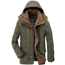 Winter coat men fleece warm cotton parka coat men jacket Thick Warm Jacket Parkas Men padded