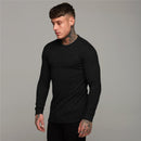 Autumn Mens T shirt Thin Pullover Sweaters Solid Casual O Neck Long sleeve Knitwear Top Male