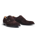 Handmade Men Shoes Full Grain Genuine Leather Double Buckle business office party wedding shoes original