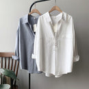 Autumn Women Cotton Blouse Long Sleeve Women Tops And Blouses Vintage Women White Shirts