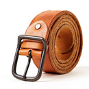 Men genuine leather belt designer belts men luxury strap vintage pin buckle for jeans store star products