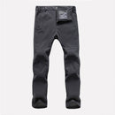 Winter Waterproof Pants Men Casual Thick Warm Fleece Shark Skin Trousers Male Windbreaker Elastic Sweatpants Men Tactical Pants