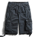 Summer Men Military Cargo Shorts Army Green Tactical Shorts Men Cotton Loose Work Casual Short