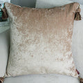 European Style Tassels Cushion Cover Ivory Purple Red Blue Tan Home Decorative Solid Pillow Cover 45x45cm/60x60cm