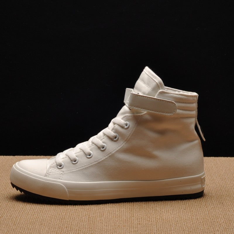 Men Canvas Shoes high Top Sneakers Spring Help Classic Unisex Style Breathable Man Casual Lovers Shoes