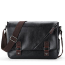 Luxury Leather Men Sling Bag Casual Business Messenger Bag Vintage Men Crossbody Bag Male Shoulder Bags
