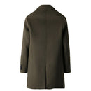 Men Wool Coat Double-sided Cashmere Coat Winter Casual Solid Wool Long Coats