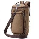 Men Huge Luggage Travel Bag Army Green Bucket Backpack Multifunctional Canvas Backpacks Male Large Shoulder Bags Pack