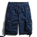 Summer Men Military Cargo Shorts Army Green Tactical Shorts Men Cotton Loose Work Casual Short