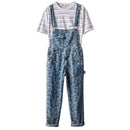 Retro Printing Jeans Loose Hip Hop Street Dance Jumpsuits Leisure Denim Trousers