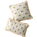 Floral Cushion Cover Dandelion Peony Leaves Pillow Cover 45x45cm/30x50cm Tassels for home decoration Living Room Bedroom Chair