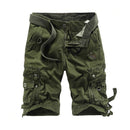 Summer Shorts Section Denim Shorts Men Cotton Short Fat Increase Young Men Bags Overalls
