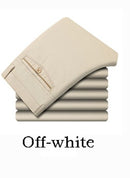 Summer Thin Mens Suit Pants Cotton Stretch Office Business Casual Comfortable Straight Trousers