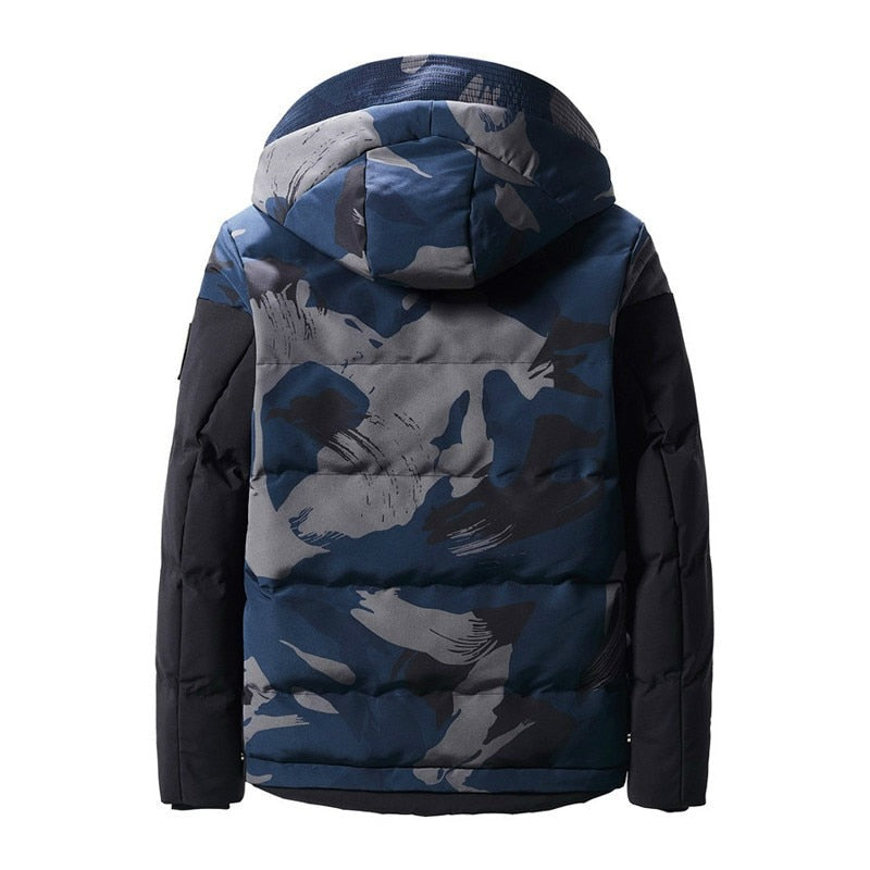Men Coats Winter Jacket Men Slim Military Camouflage Outwear Warm Coat Top Clothing Casual Men
