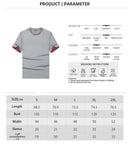 Elastic Men T-Shirt O-Neck Short Sleeve Men T Shirt for Clothing T Shirt Men Top