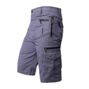 Men Cargo Shorts Straight Loose Cotton Multi-Pocket Summer Sport Casual Tracksuit Trend High Quality Calf-Length Pants Male