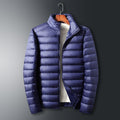 Casual Down Jacket Men Autumn and Winter New White Duck Down Stand-up Collar Male Coat Clothes