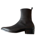 Rock Pointed Toe botines hombre Knight wedge personalize Motor High Boot handmade botas