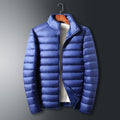 Casual Down Jacket Men Autumn and Winter New White Duck Down Stand-up Collar Male Coat Clothes