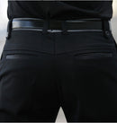 Flared Boot Cut Trousers Men Business Casual Slim Office Meeting Elegant Black Suit Pants