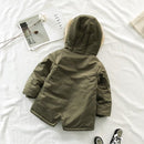 Hooded Coats Autumn Winter Brief Children Outerwear Thick Warm Faux Fur Jackets