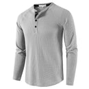 Fine Plaid Long Sleeves Soft t-Shirts Casual Fitness Men Tops Pullover