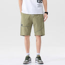 Short Comfortable Breathable All-Match Casual Men Pocket Shorts Working Men Beach Short Big