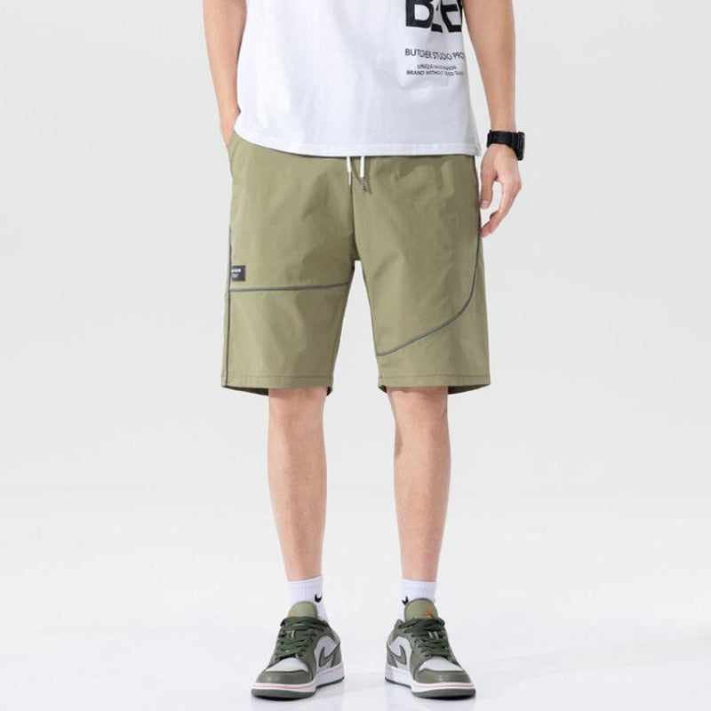 Short Comfortable Breathable All-Match Casual Men Pocket Shorts Working Men Beach Short Big