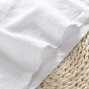 Men Summer Linen Feather Embroidery Solid Minimalism Short Sleeve T-shirt Male Casual T-shirts