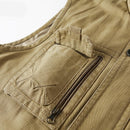 Tactical Cargo Vest Jacket Men Clothing Casual Jean Black Coats Work Vests For Men Winter