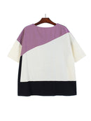 Women Casual T-shirt Round Neck Short Sleeve Tide Spring Summer
