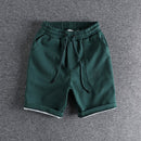 Personalized pocket casual shorts men youth solid trendy pants