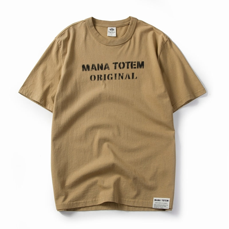 Men T-shirt Short Sleeve Summer Dropped Shoulder Black t shirt for men