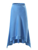 Skirt Women Spring Autumn Fashion Casual Slim Midi Large Swing Long Skirt Female