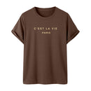 Men Cotton Short Sleeve T-Shirt Solid Color Tee Casual O-Neck Basic Sports Tops Unisex Style Shirts