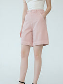 Women Straight Breathable Thin Denim Shorts Summer Cotton Solid Female Zipper Fly High Waist Short Jeans