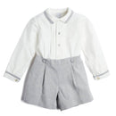 Baby Boys Spanish Clothes Sets for Boy Long Sleeve Suit Cotton Shirt Shorts Trouser Children Birthday Party Clothing Outfit