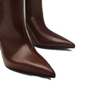 Genuine Leather Shoes  High Heel Knee Boot Shoes Women