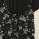 Dresses For Women Clothing Love Letter Female Dress Casual O-Neck Short Sleeve Side Pocket Curve Dress Summer