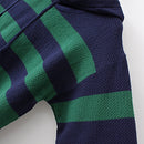 Sweater Women Winter Clothing Slim Fit High Stretch Striped Jumper Hooded Long Sleeve Pullover