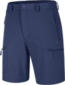 Summer Quick Dry Casual Shorts Mens Lightweight Shorts with Outdoor Hiking Nylon Work Shorts
