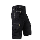 Men shorts summer cotton multi pockets streetwear tactical joggers shorts zipper male fitness shorts